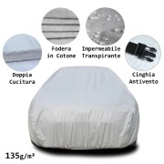 Telo copriauto compatibile con PE Cotton135g/m2