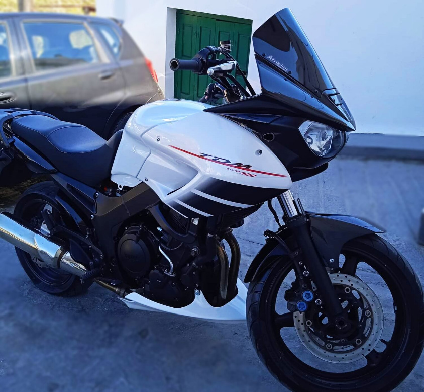 Yamaha TDM 900 spoiler motore protezione